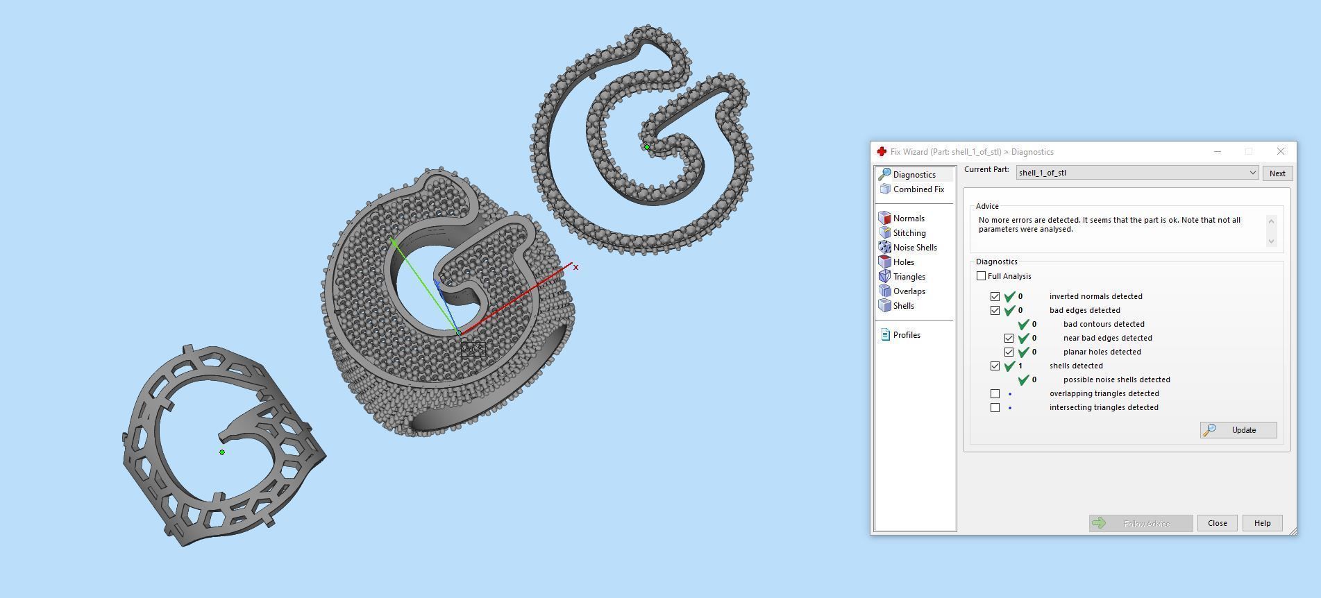 G full way round Ring 3D print model_4