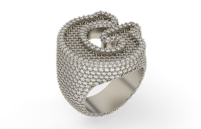 G full way round Ring 3D print model