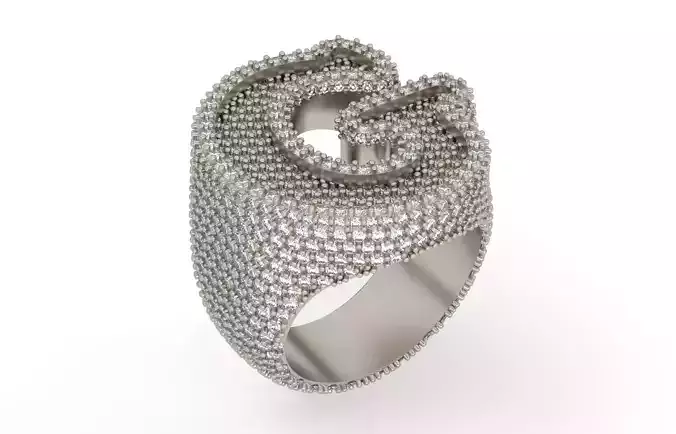 G full way round Ring 3D print model