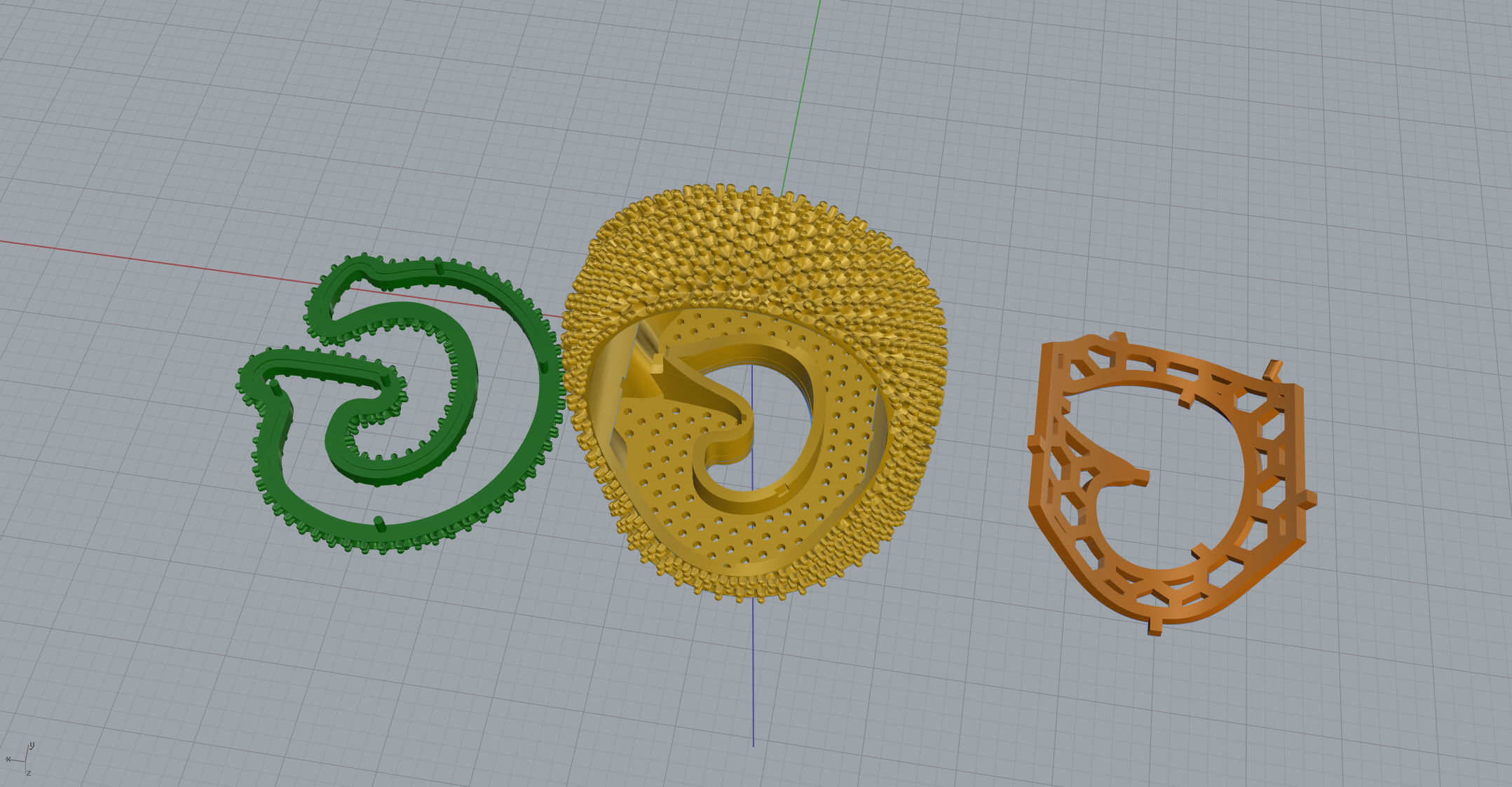G full way round Ring 3D print model_13