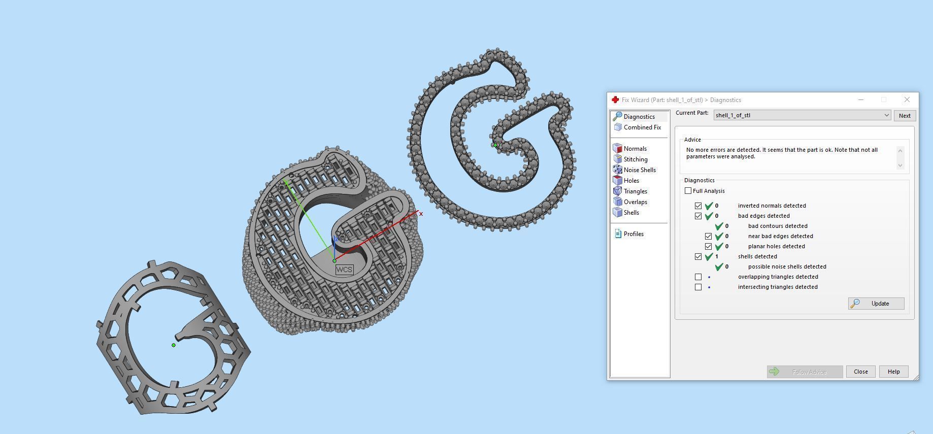 G half way baguete Ring 3D print model_5