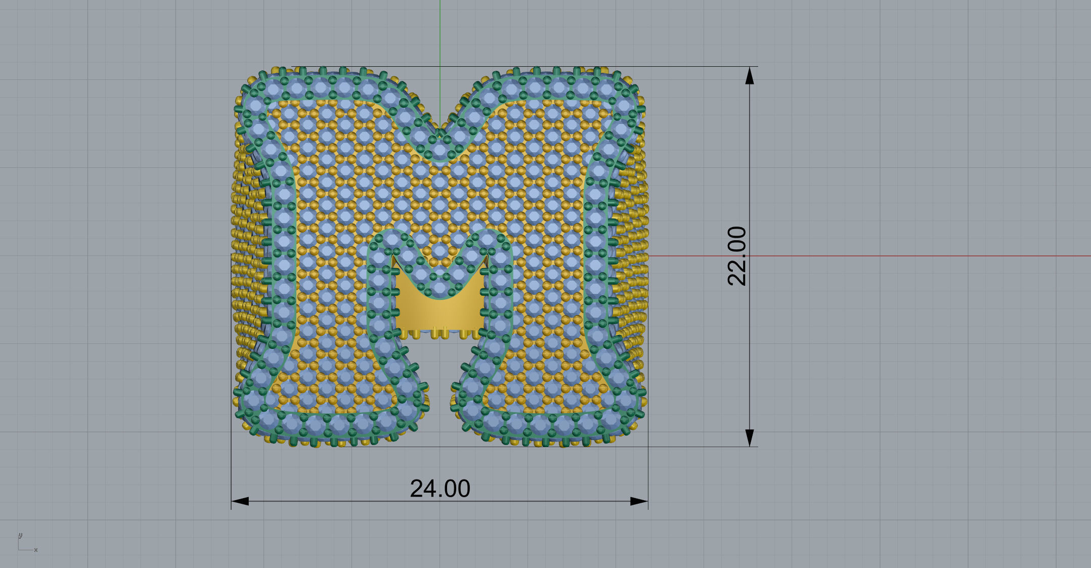 M full way round Ring 3D print model_13