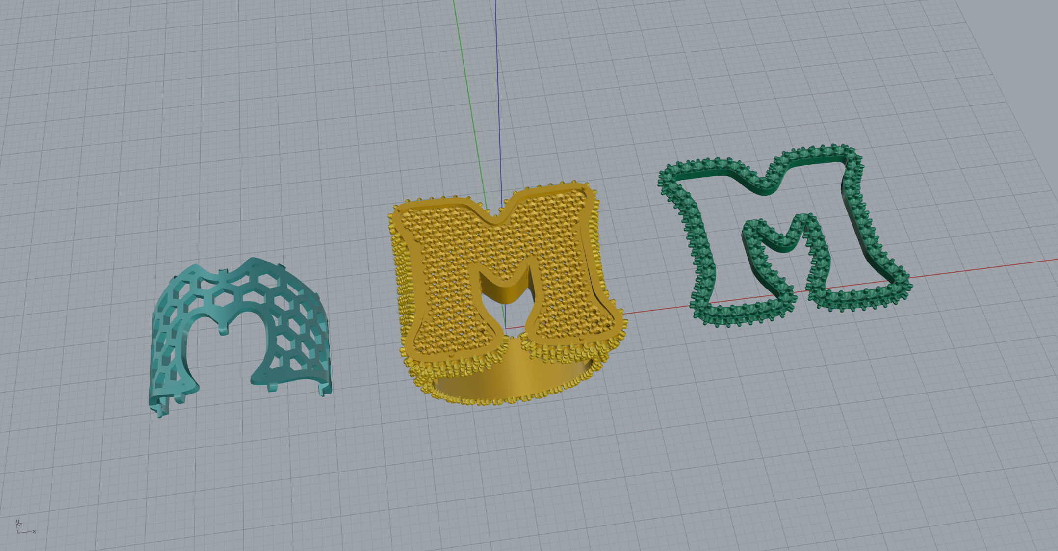 M full way round Ring 3D print model_15