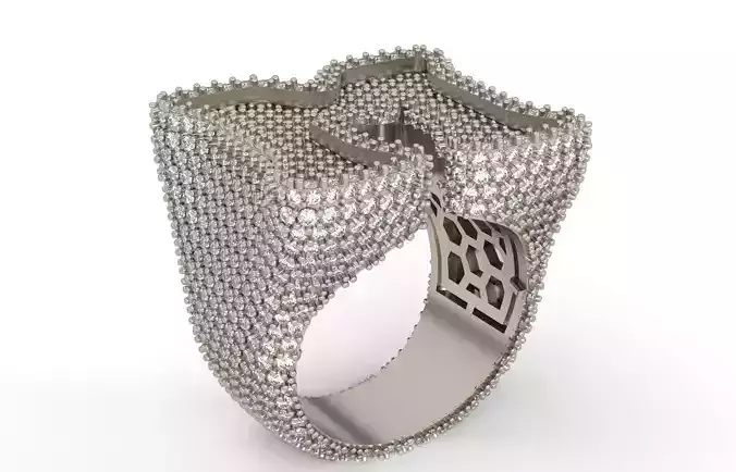 M full way round Ring 3D print model