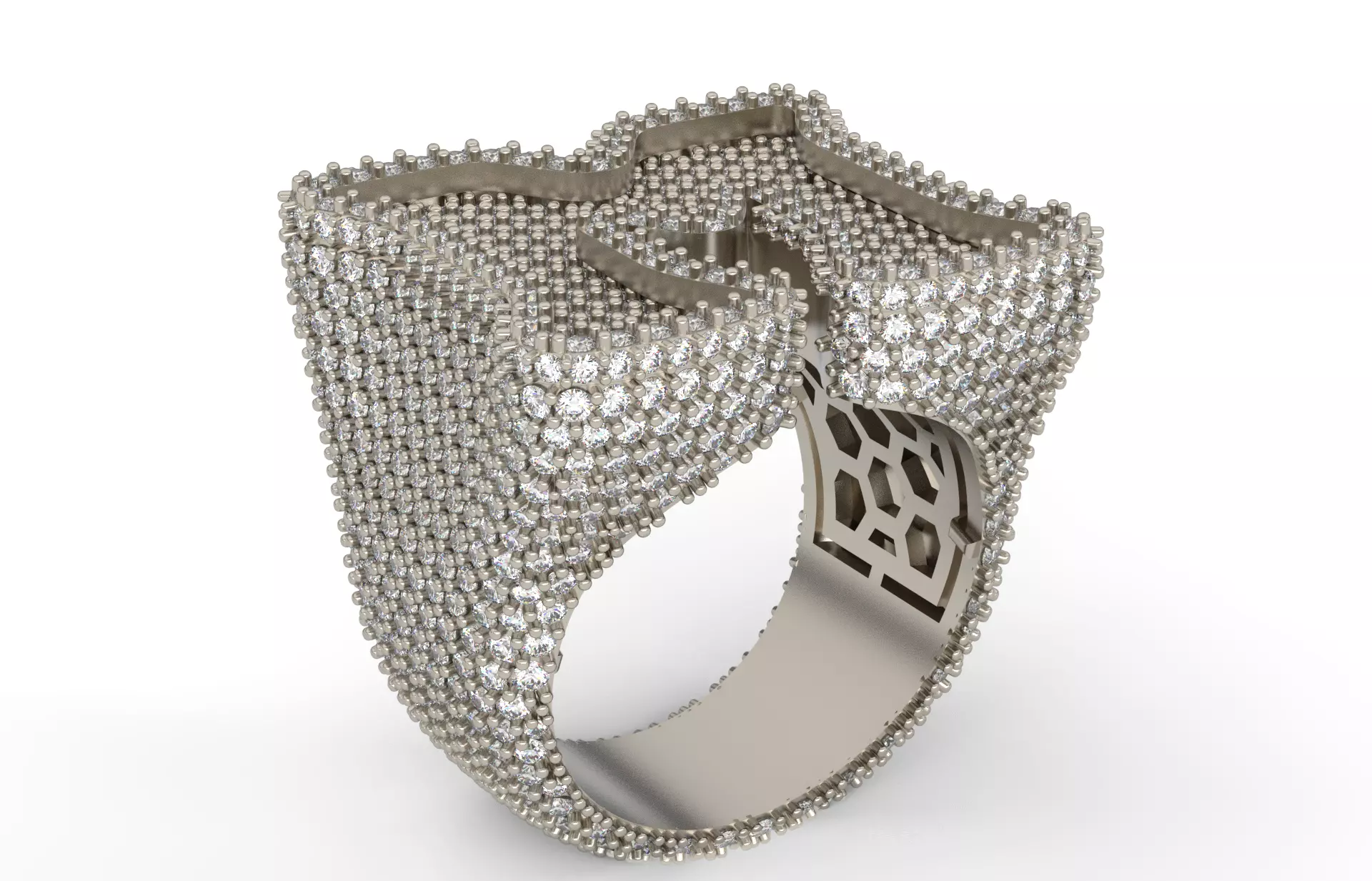 M full way round Ring 3D print model_0