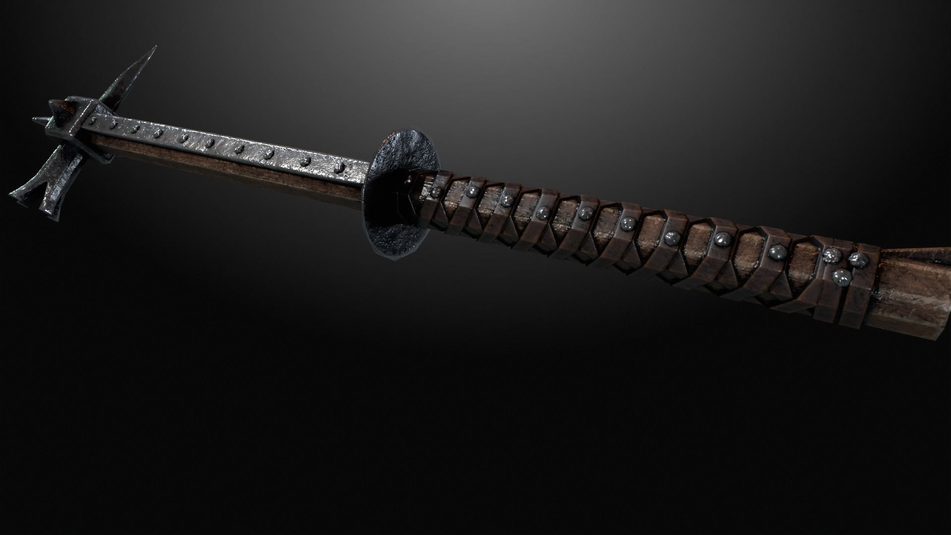 Lucerne hammer Low-poly 3D model_8