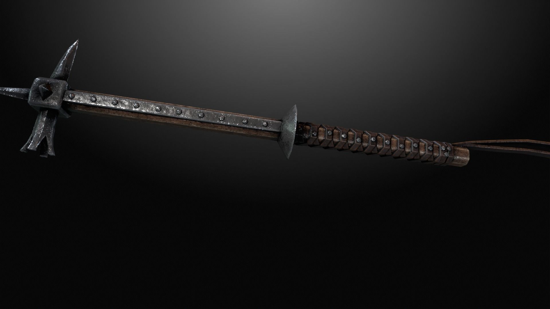 Lucerne hammer Low-poly 3D model_5
