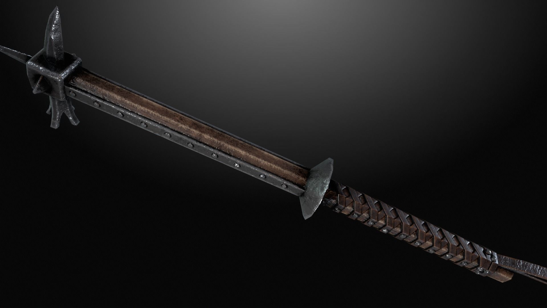 Lucerne hammer Low-poly 3D model_7