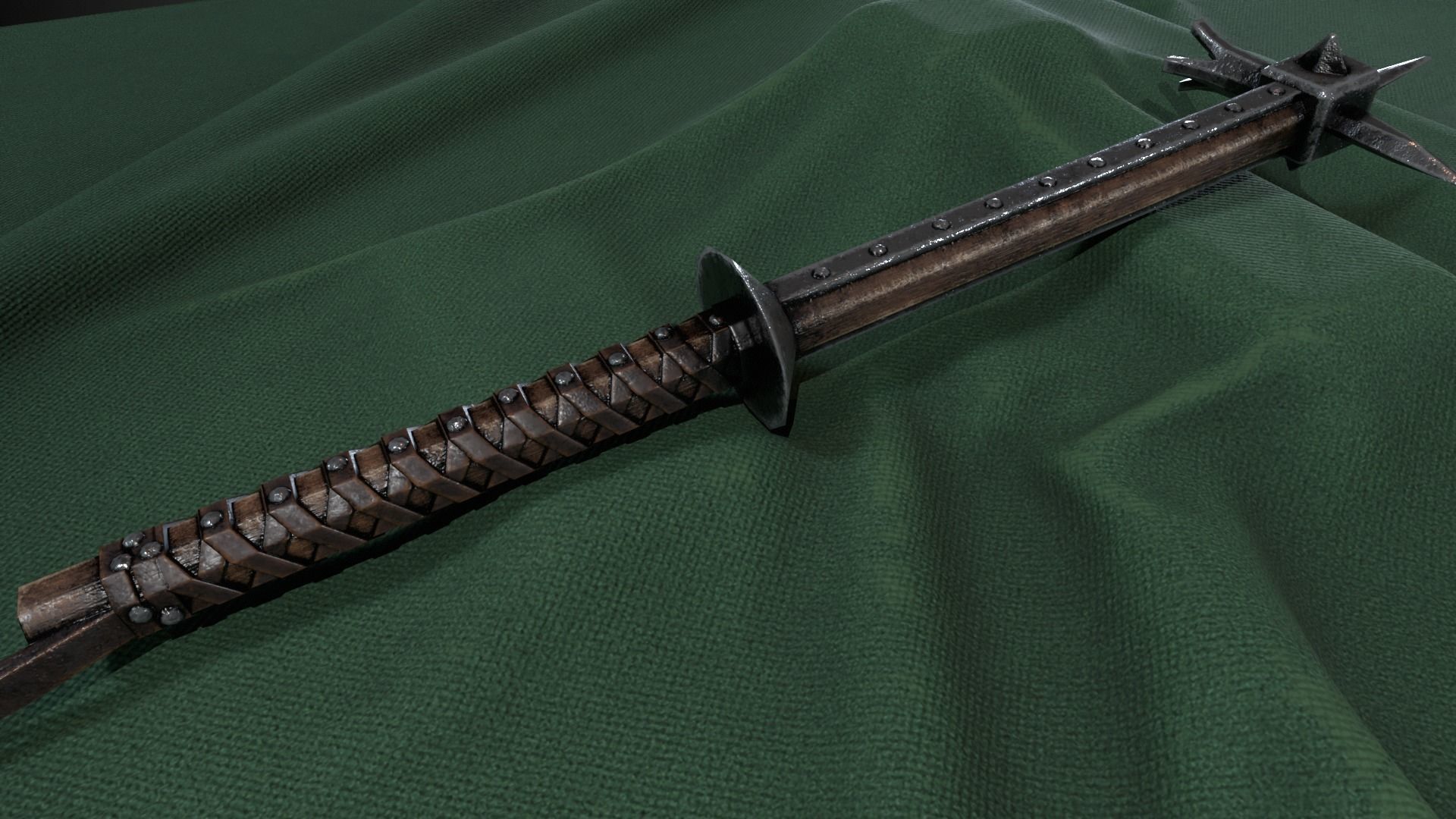 Lucerne hammer Low-poly 3D model_4