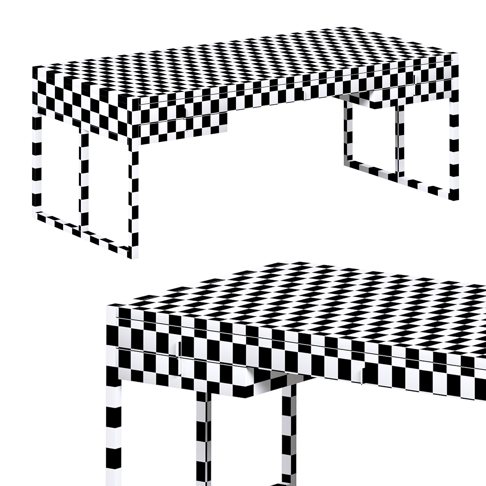 Allie desk  3D model_3