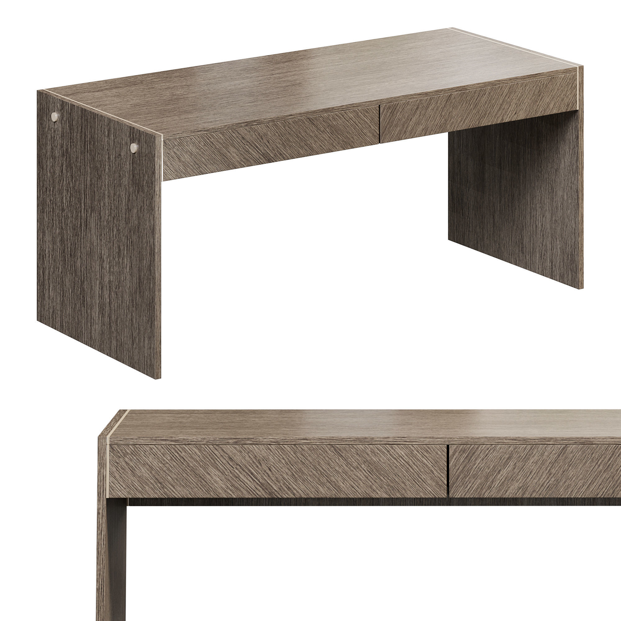 Bonham Desk Table  3D model_2