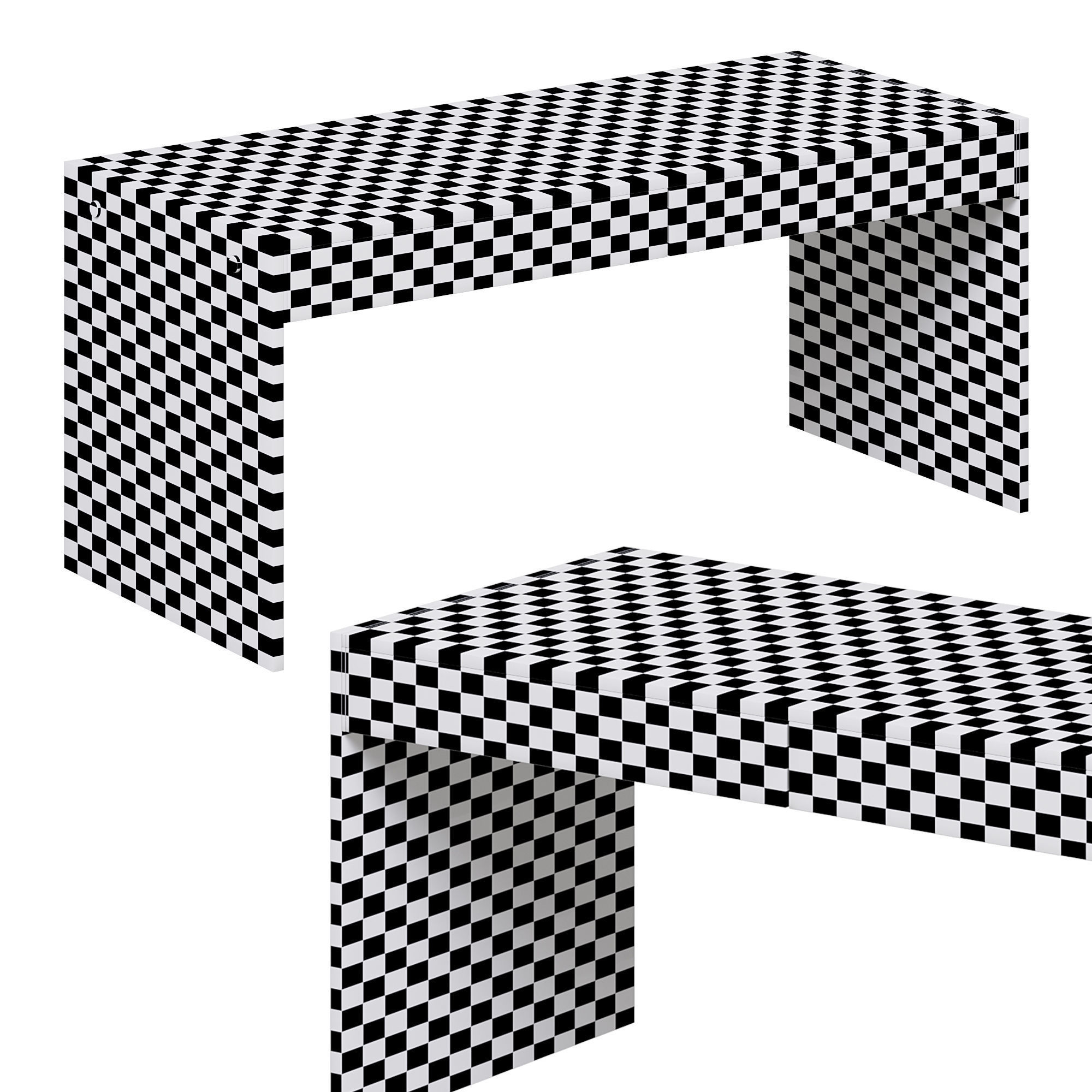 Bonham Desk Table  3D model_4