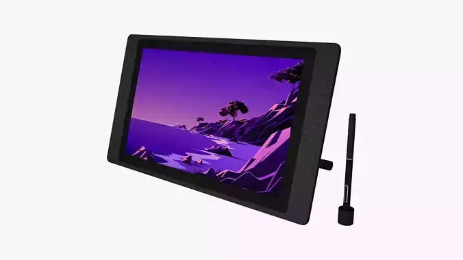 Drawing Tablet Set 3D model