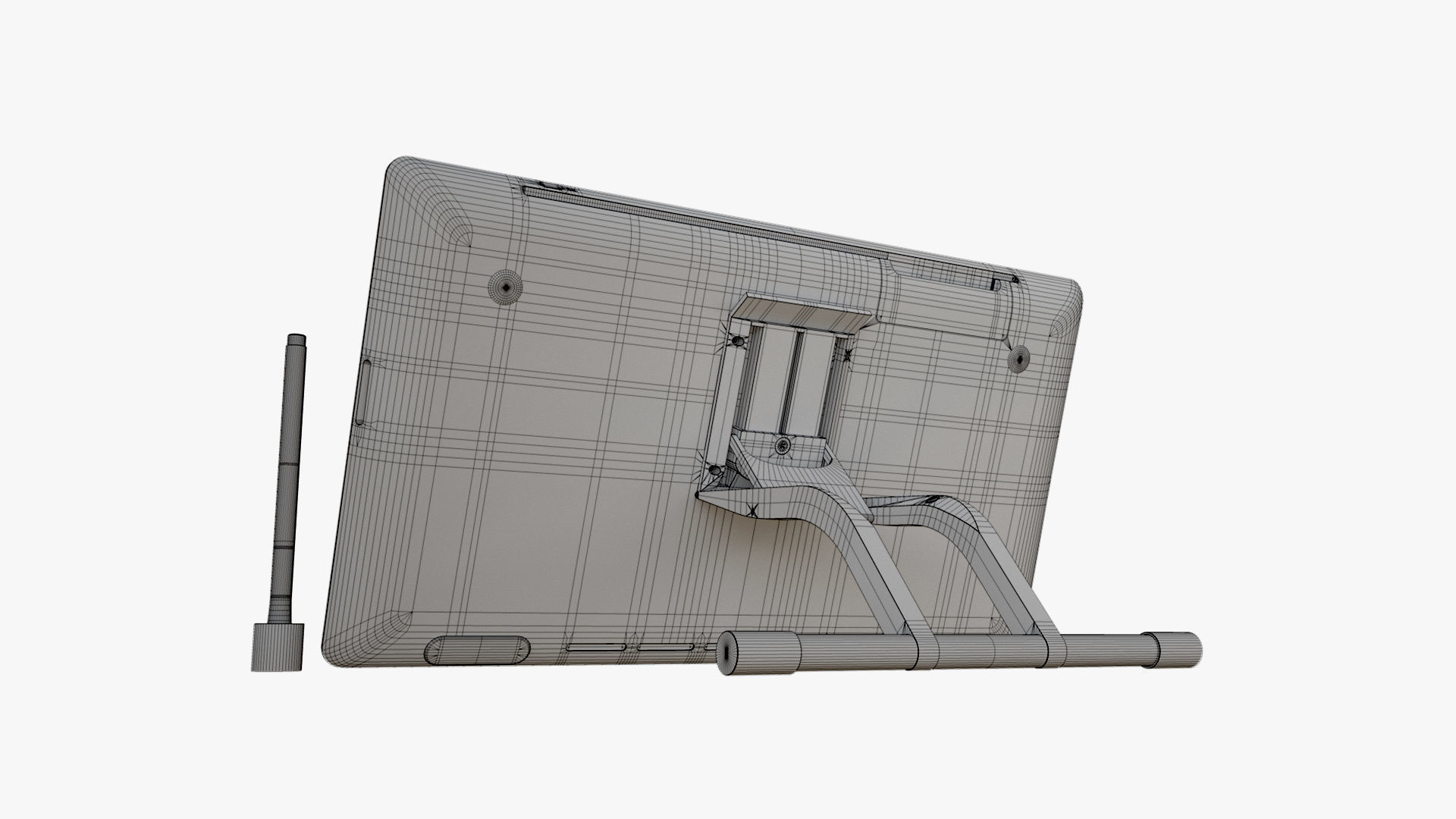 Drawing Tablet Set 3D model_11