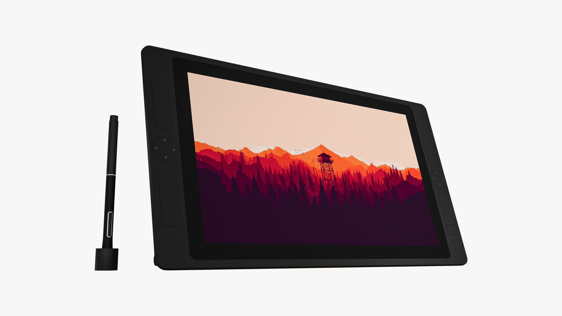 Drawing Tablet Set 3D model_6