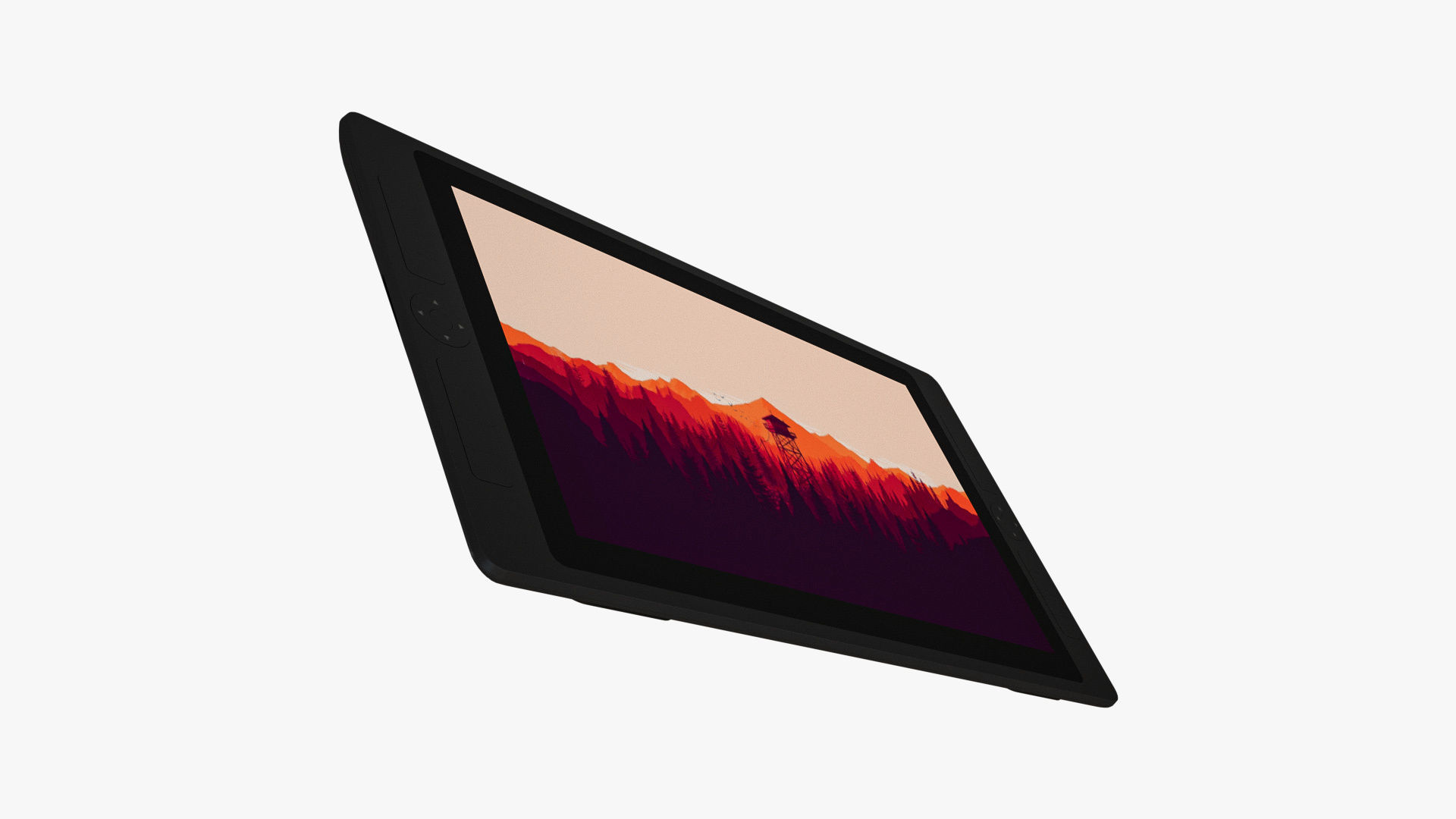 Drawing Tablet Set 3D model_12