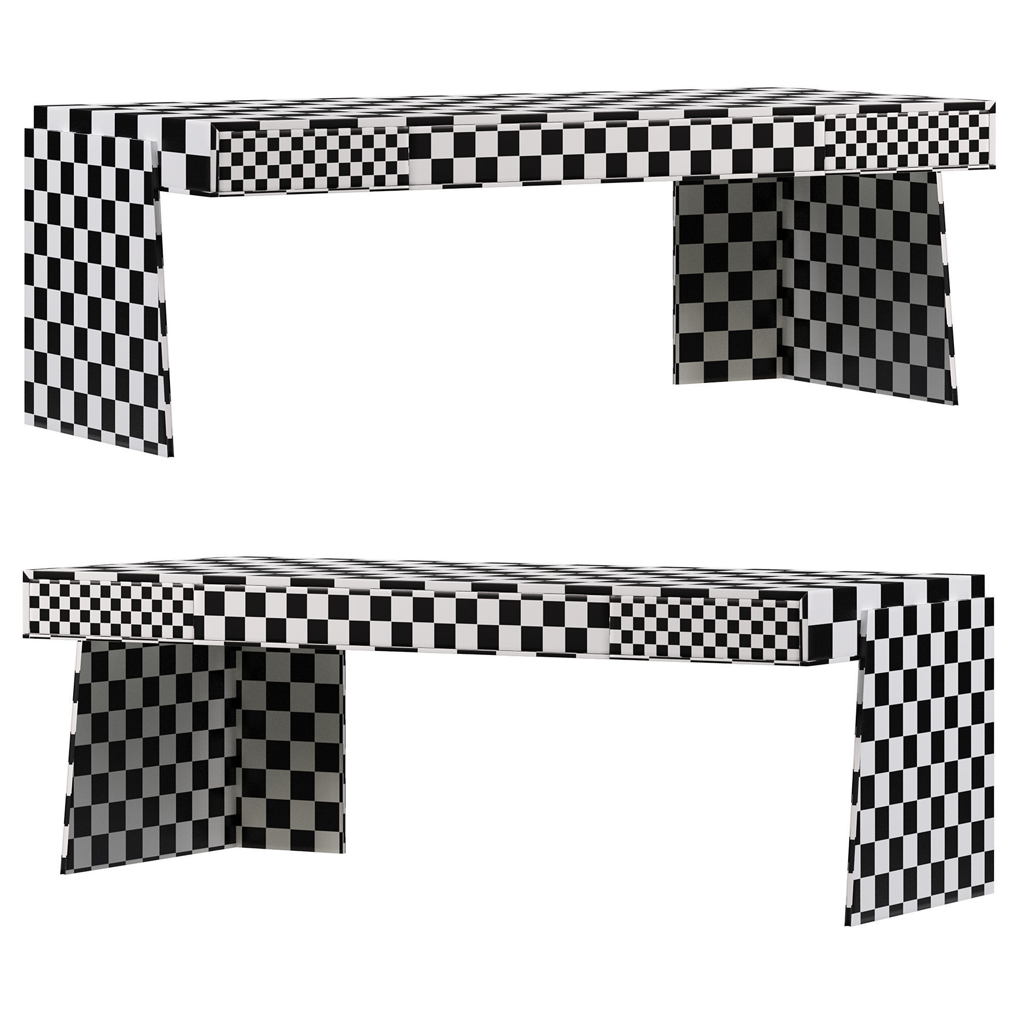 DARA DESK table  3D model_4