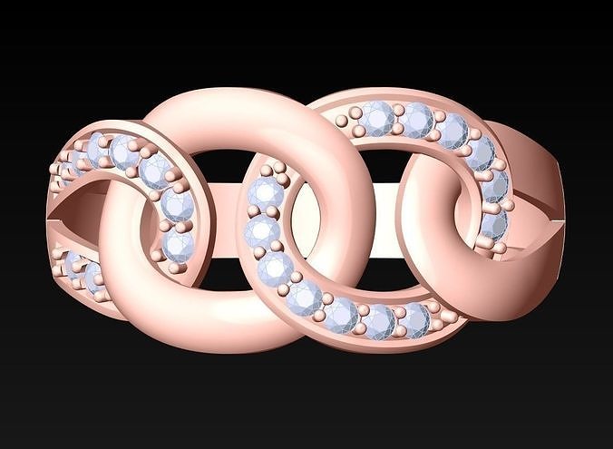 Diamond Ring  - N2236 3D print model
