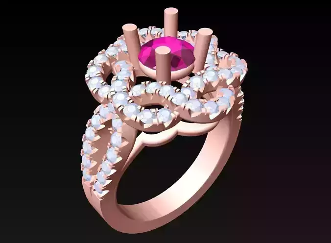 Diamond Ring - Womens Rings - N2301