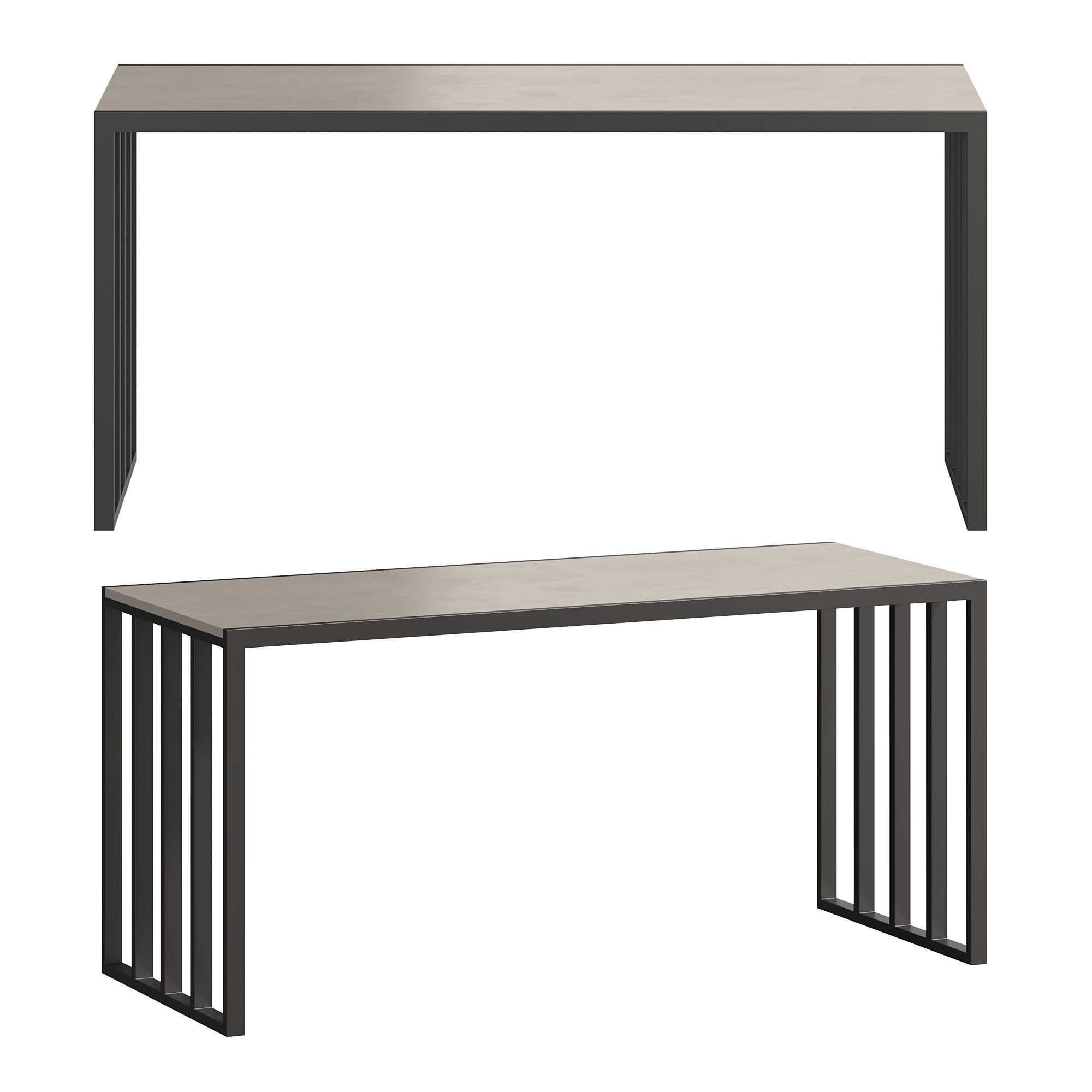 KAMPALA DESK table  3D model_1