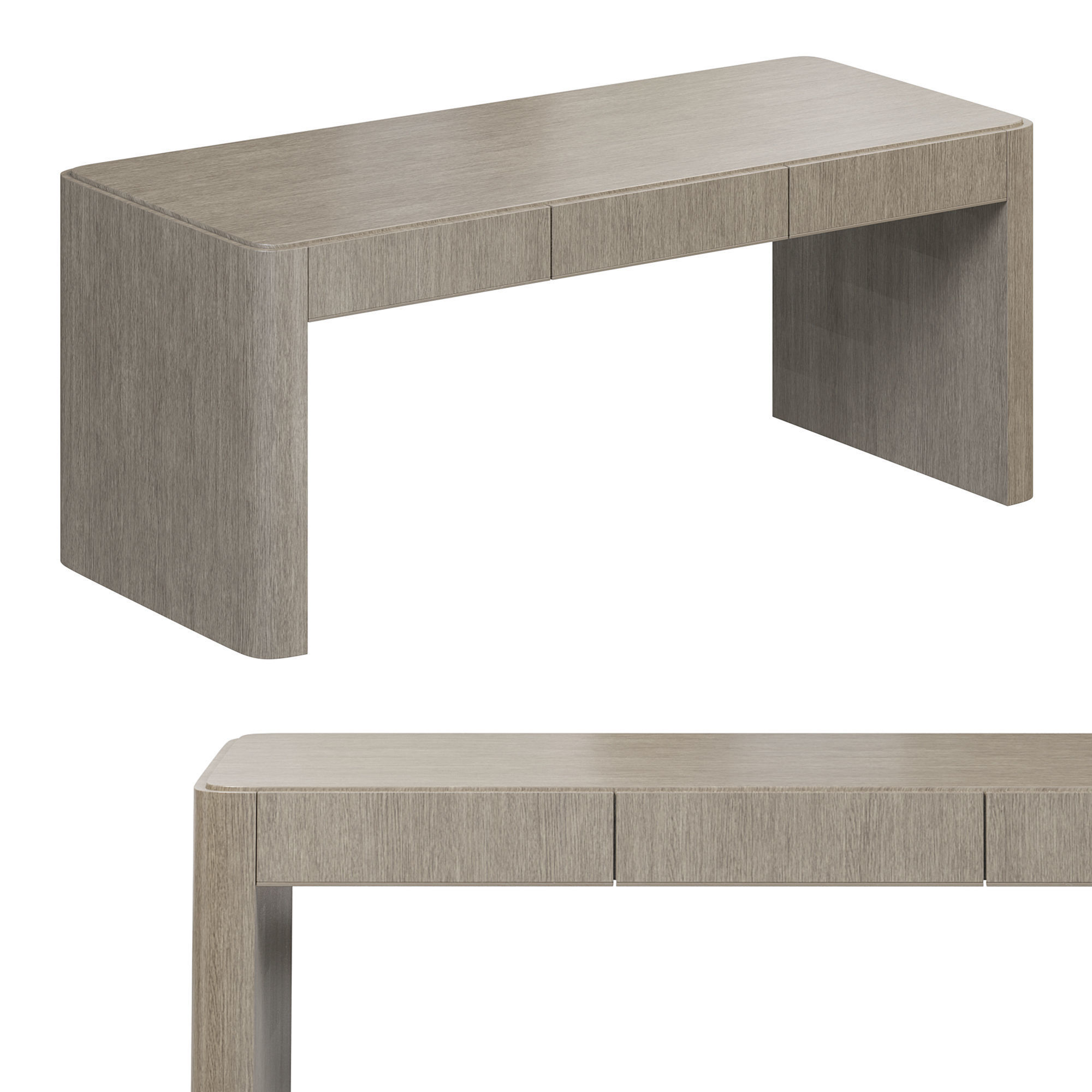 Larson desk table  3D model_2