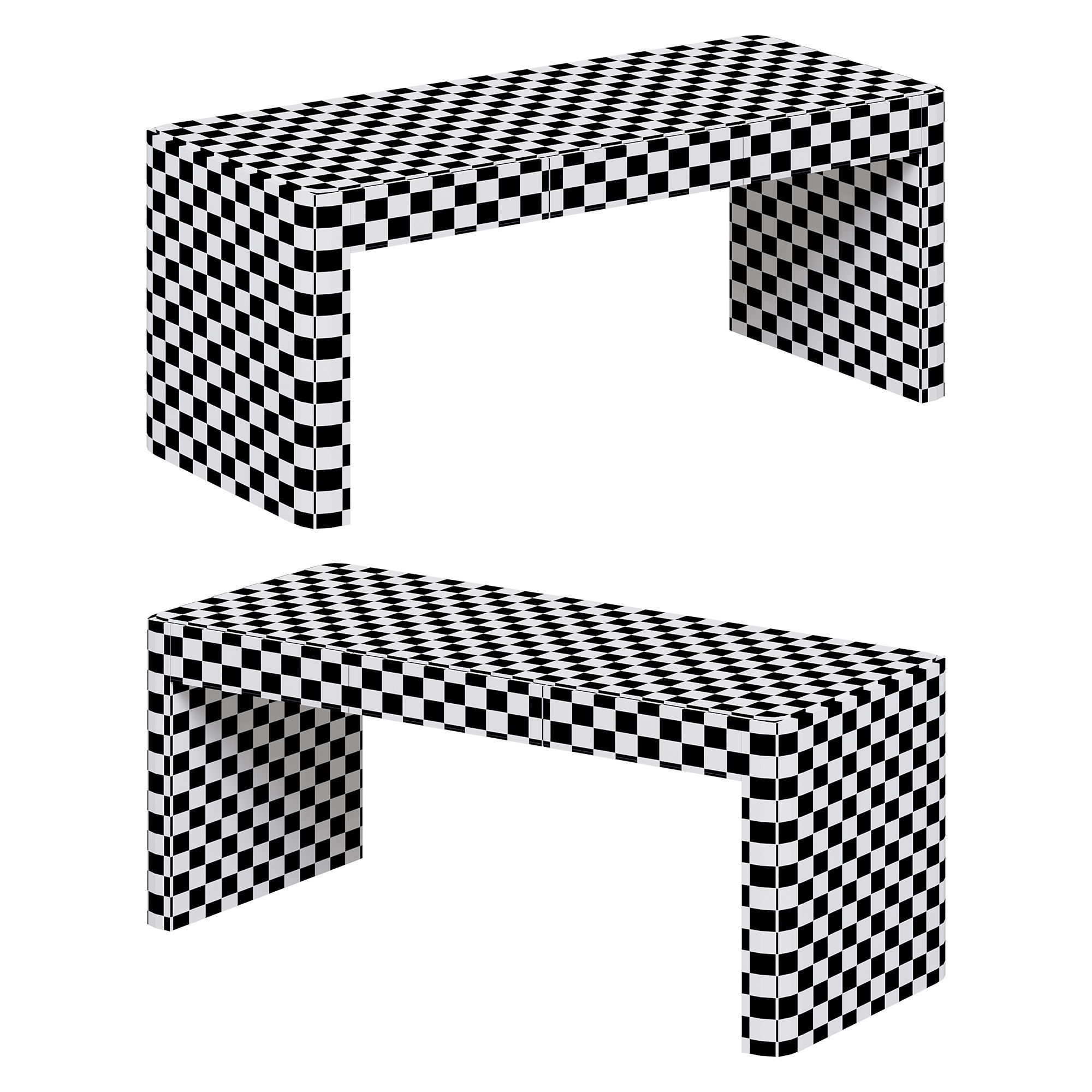 Larson desk table  3D model_4