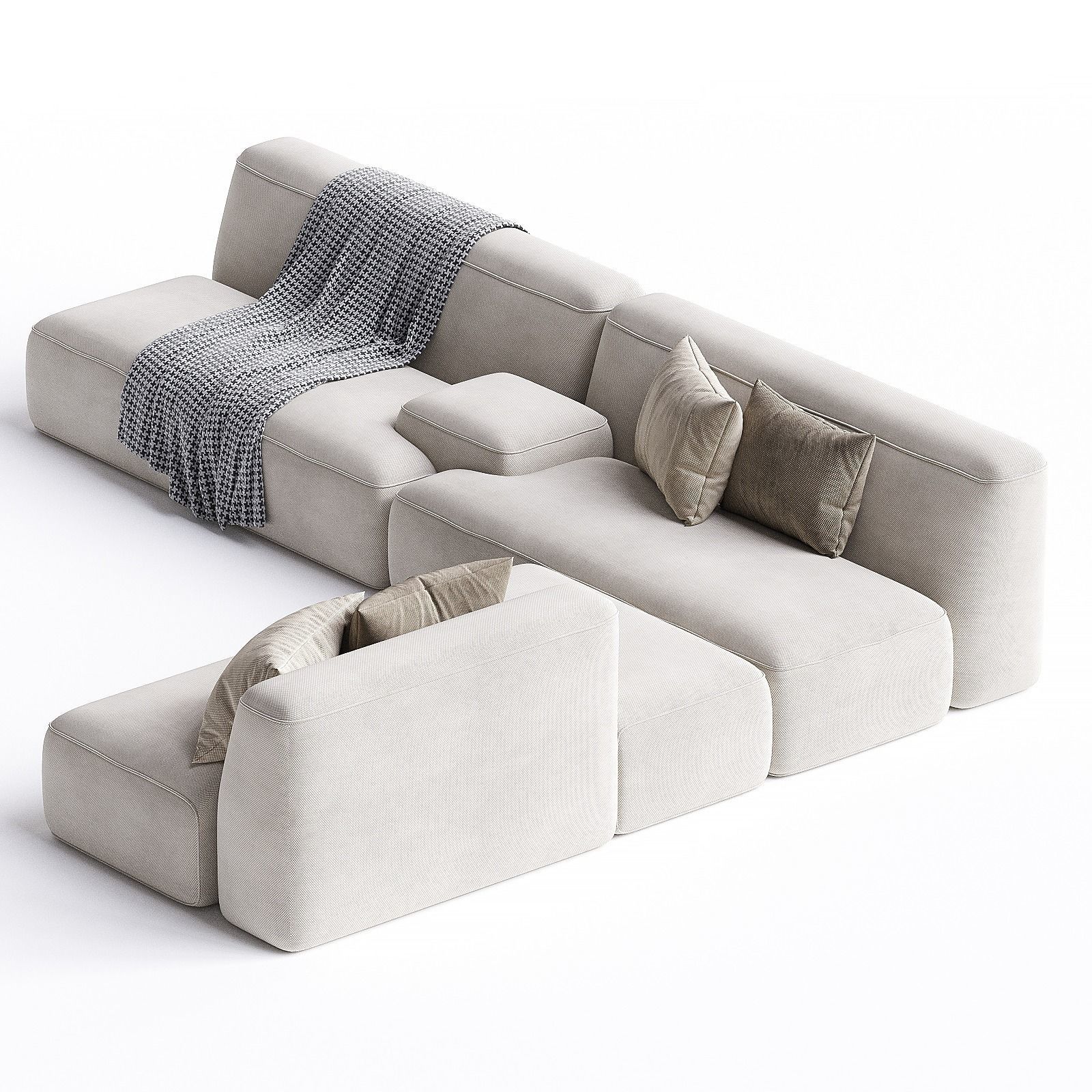 CLOUD sofa By Lema 3d model 3D model_1