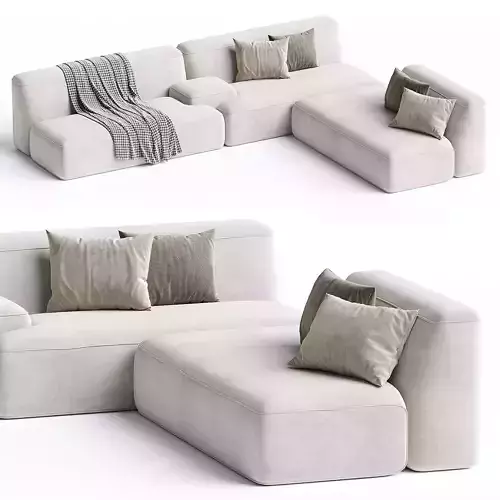 CLOUD sofa By Lema 3d model 3D model