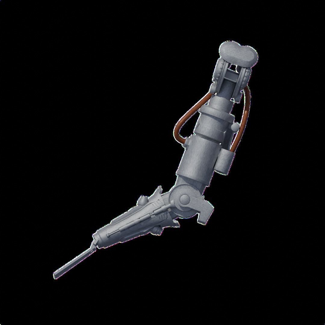 mecha arm Free 3D model_10