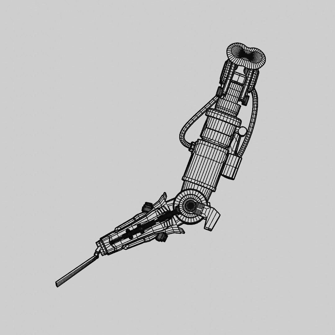 mecha arm Free 3D model_11