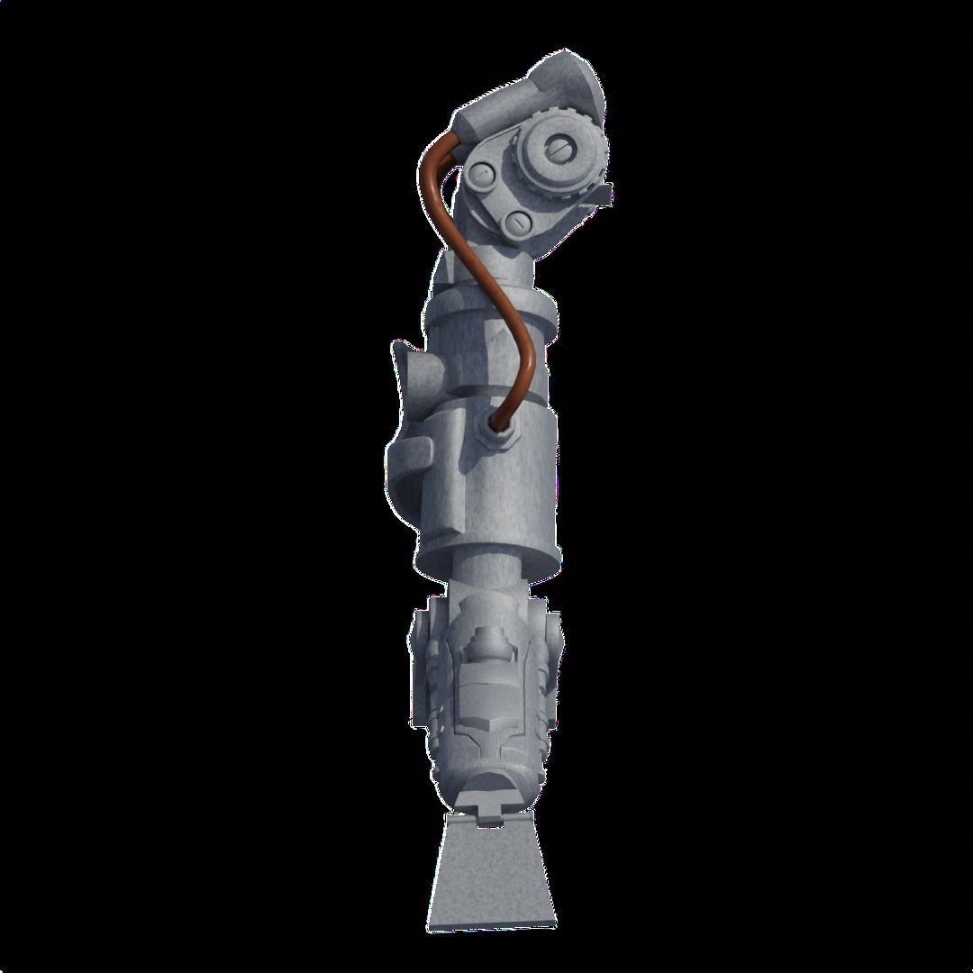 mecha arm Free 3D model_9