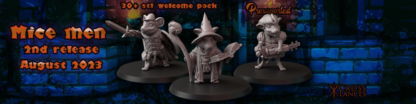 Mice Men 3D print model_1