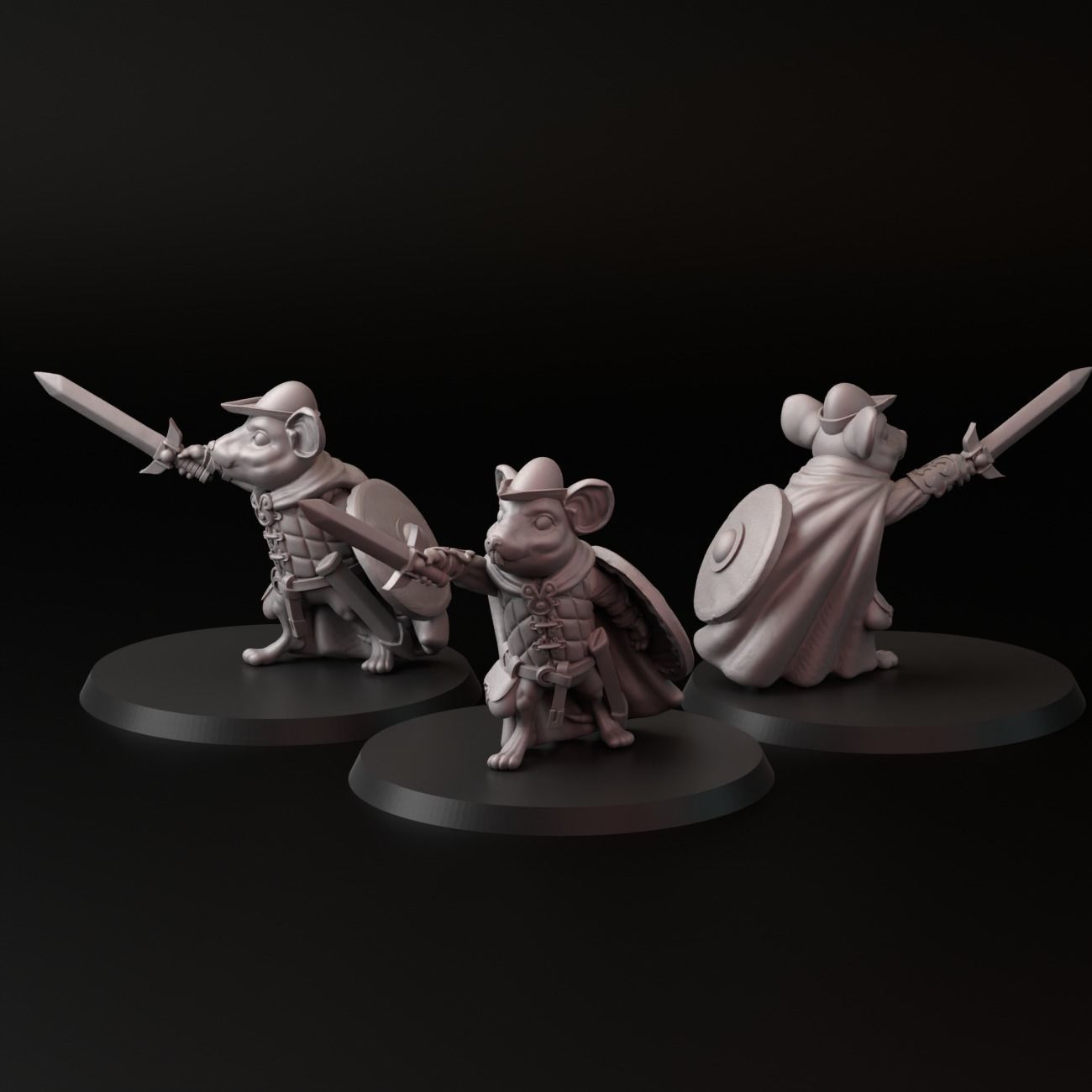 Mice Men 3D print model_4