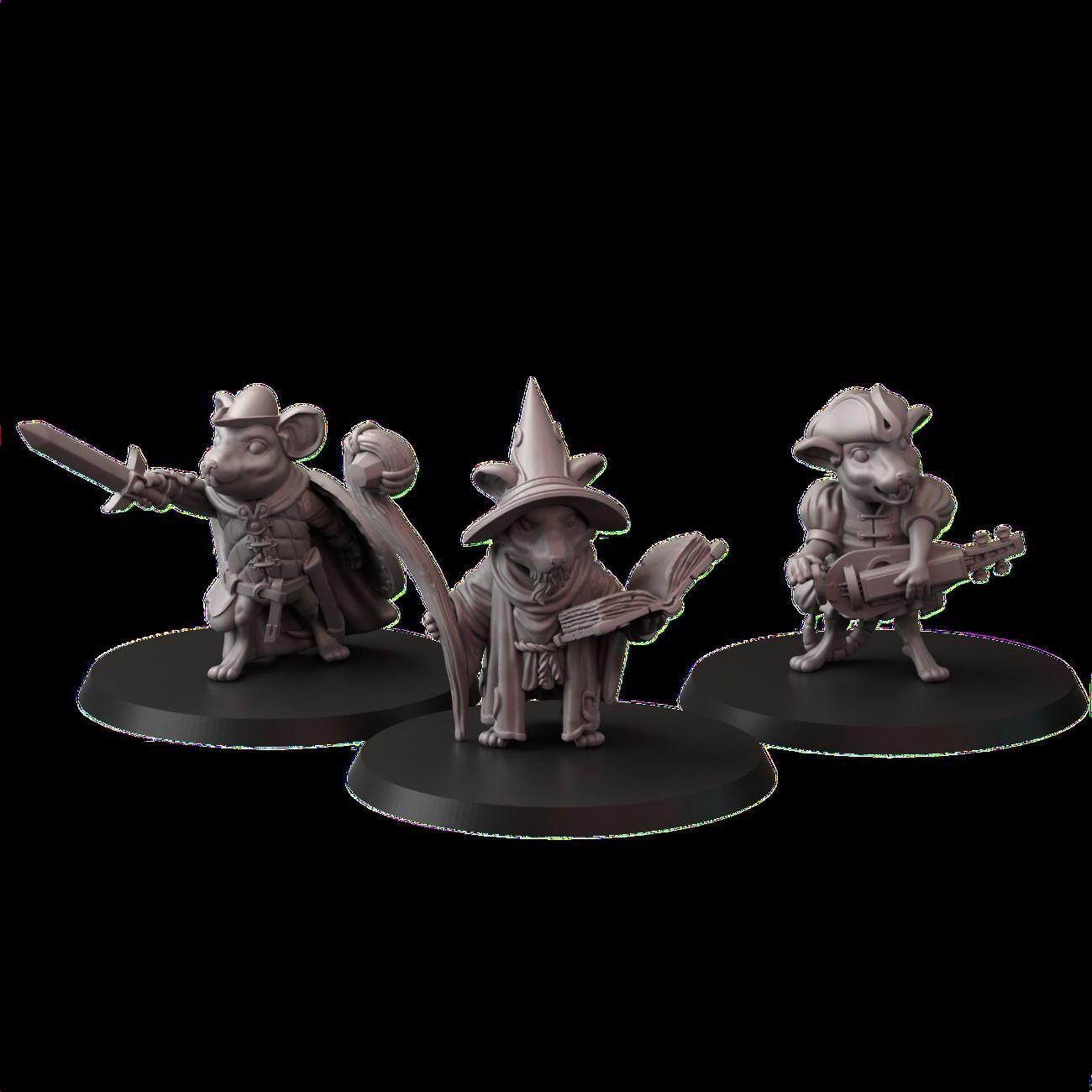 Mice Men 3D print model_2