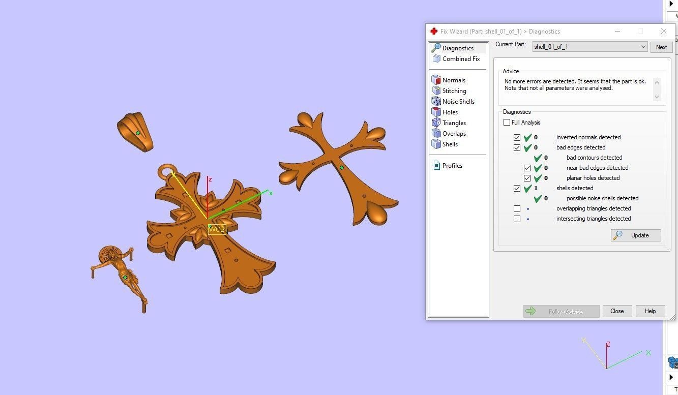 Cross with Jesus 3D print model_3