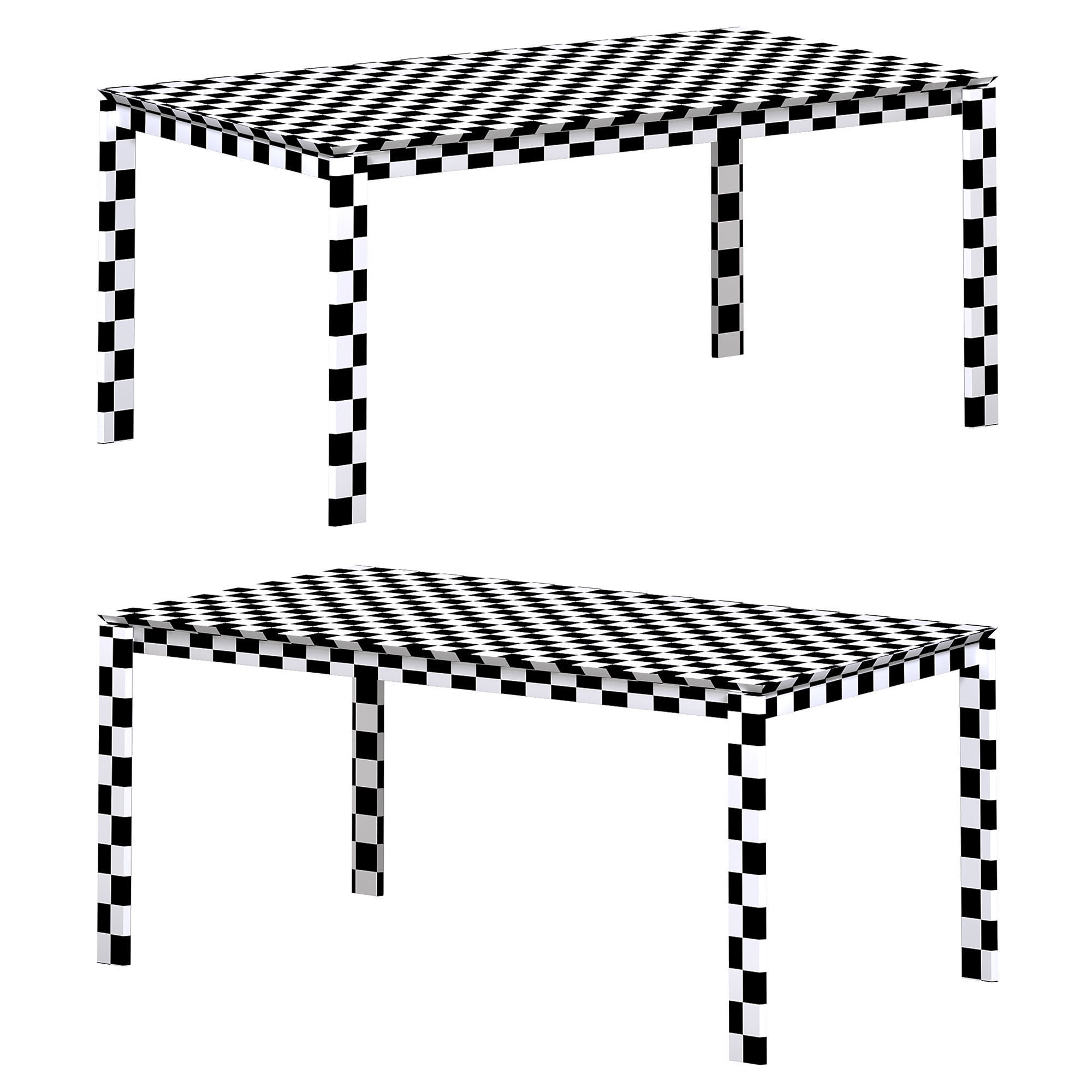 Baiona dining table 3D model_4