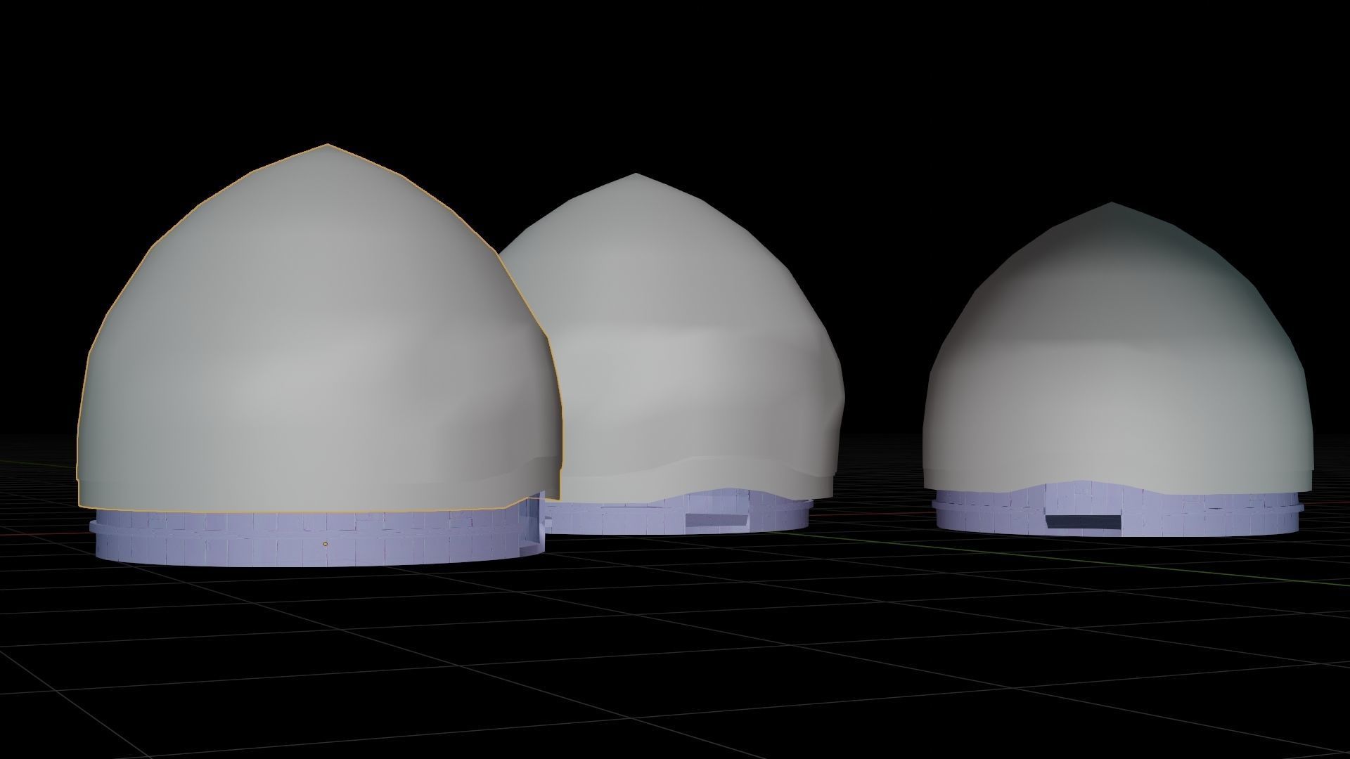 Rumah Honai - Papua Low-poly 3D model_7