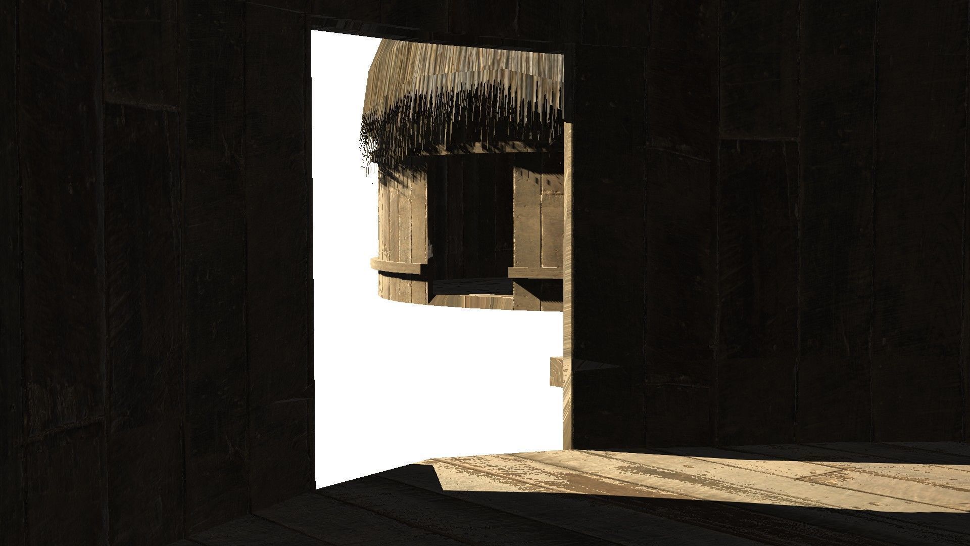 Rumah Honai - Papua Low-poly 3D model_4