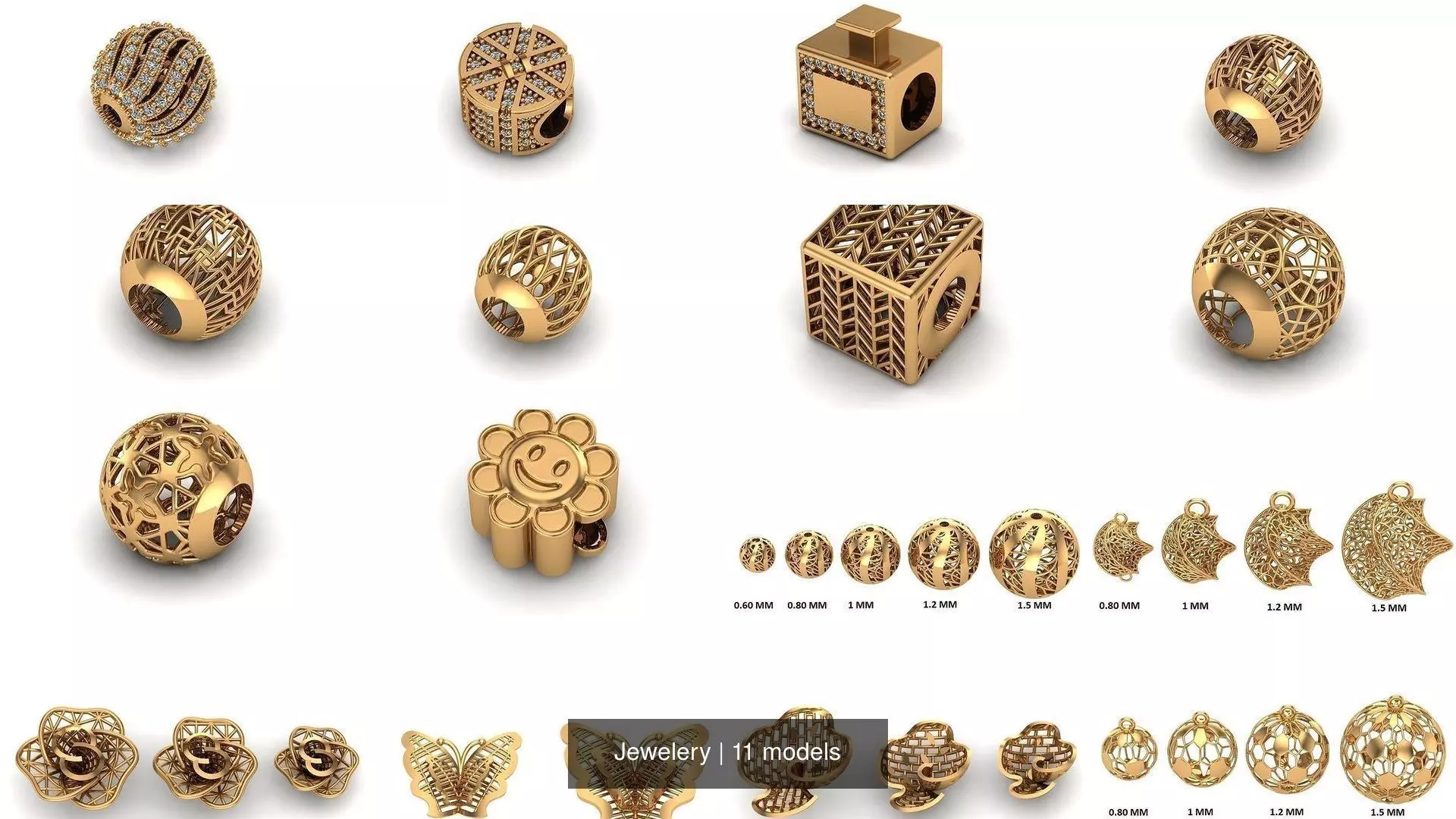 Jewelery 3D Model Collection_0