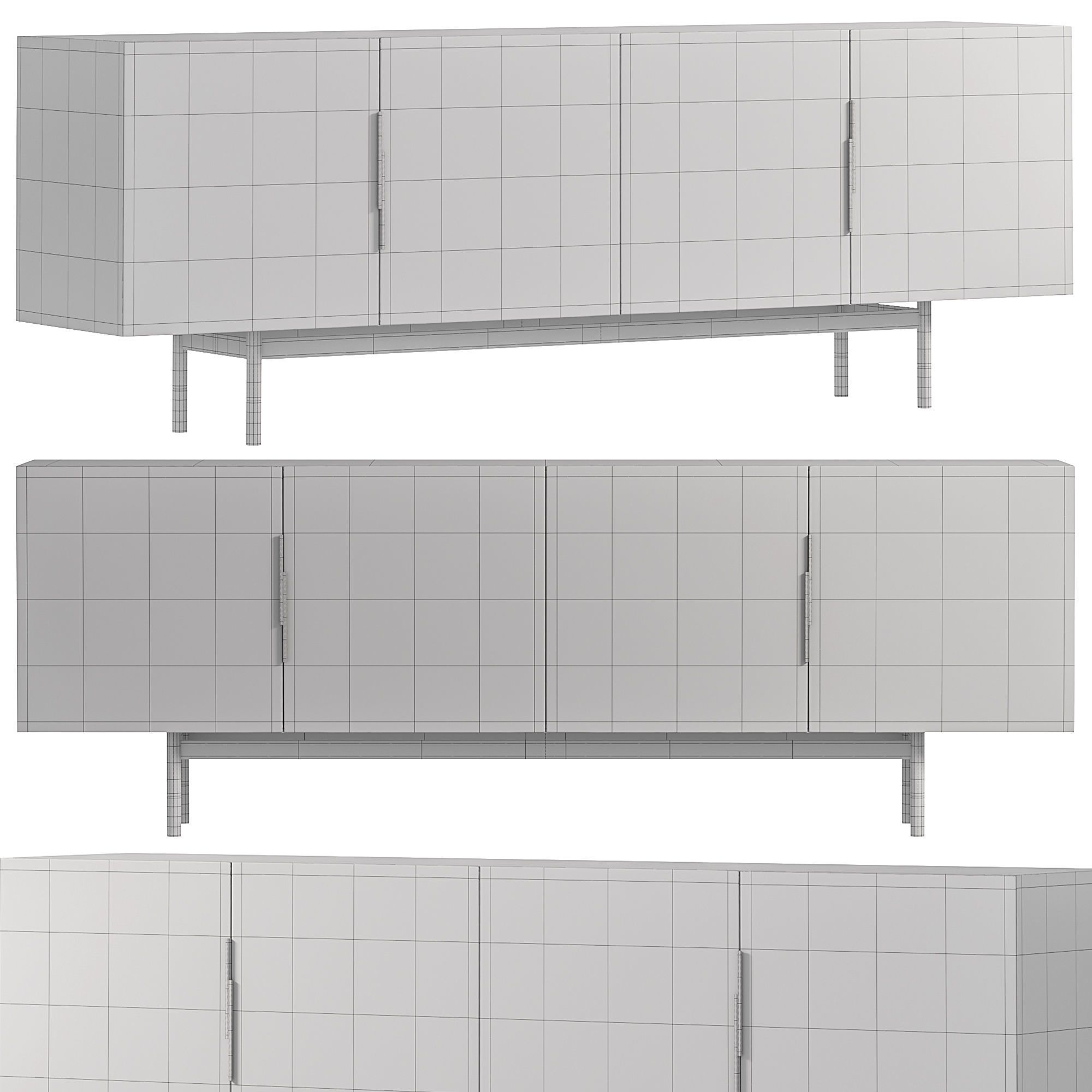 CLAUD SIDEBOARD table  3D model_2
