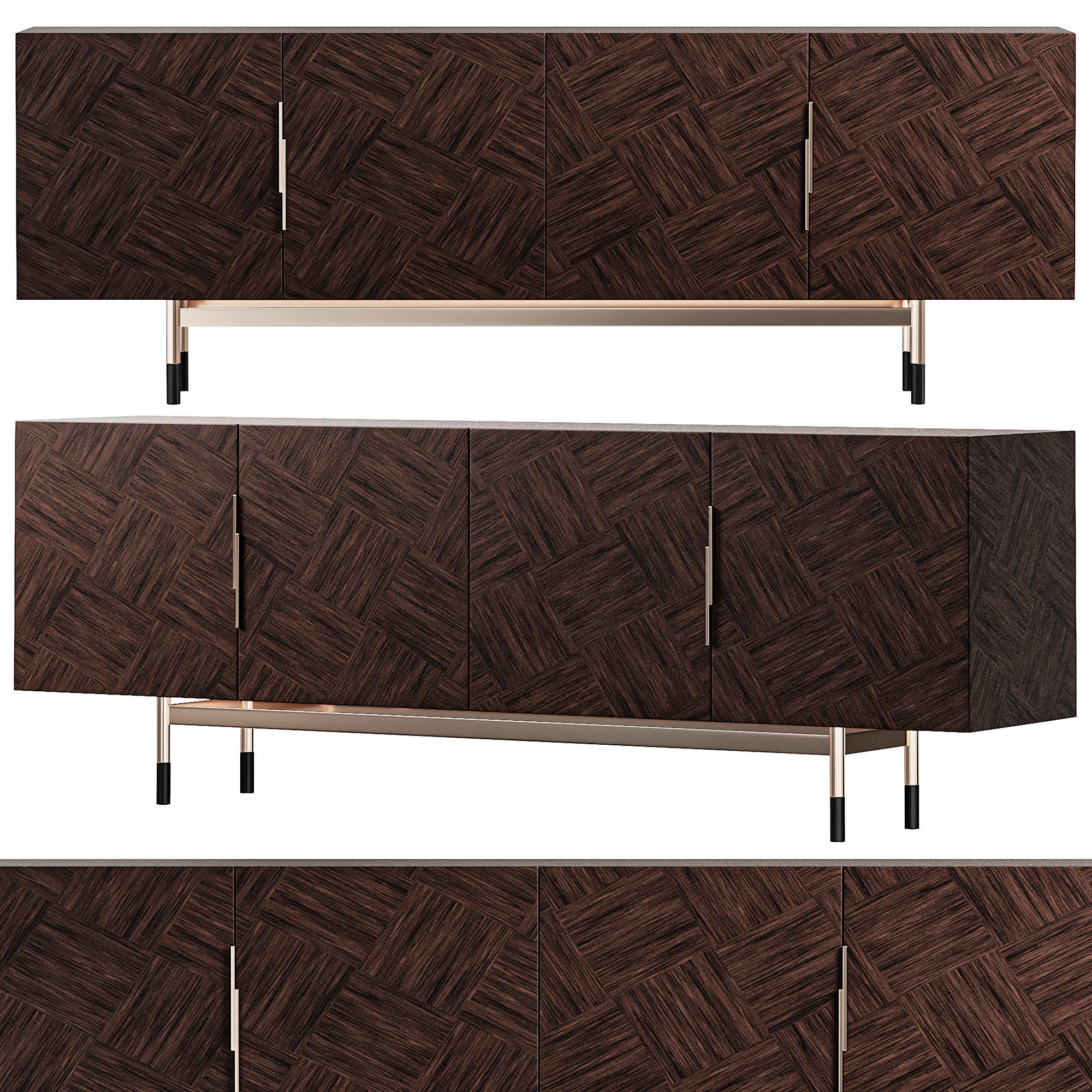 CLAUD SIDEBOARD table  3D model_1