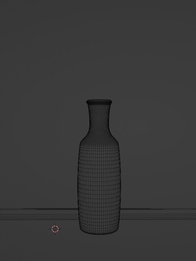 Black Marble Vase Free 3D model_1