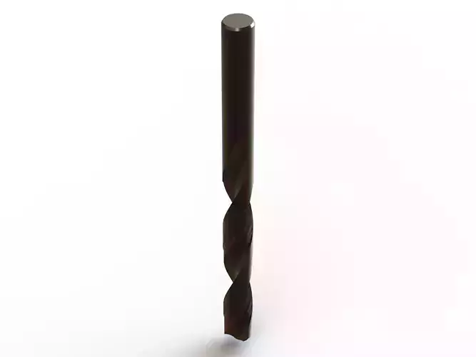 HSS Drill Bit 12mm 3D model