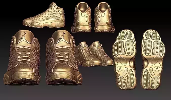 Air jordan XIII Shoes  3D print model