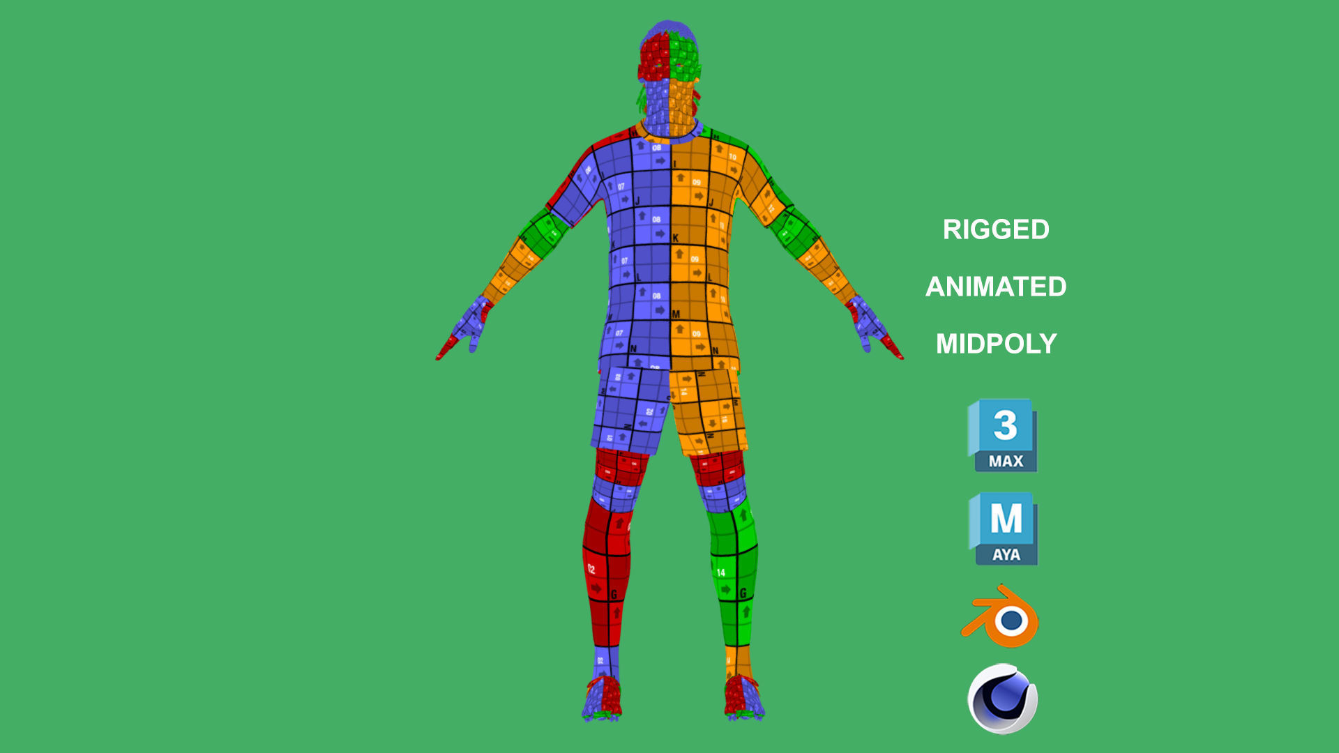 3D Rigged Eduardo Camavinga Real Madrid 2024 3D model_5