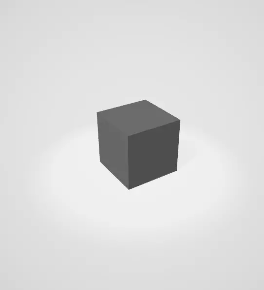 Simple Cube Block Free 3D model_0