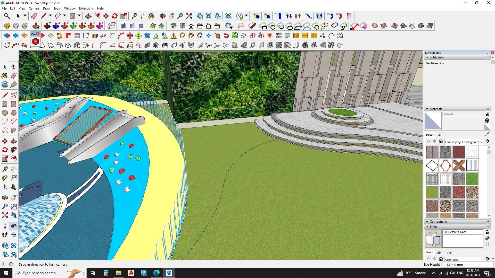 3d model of amusement park 3D model_7