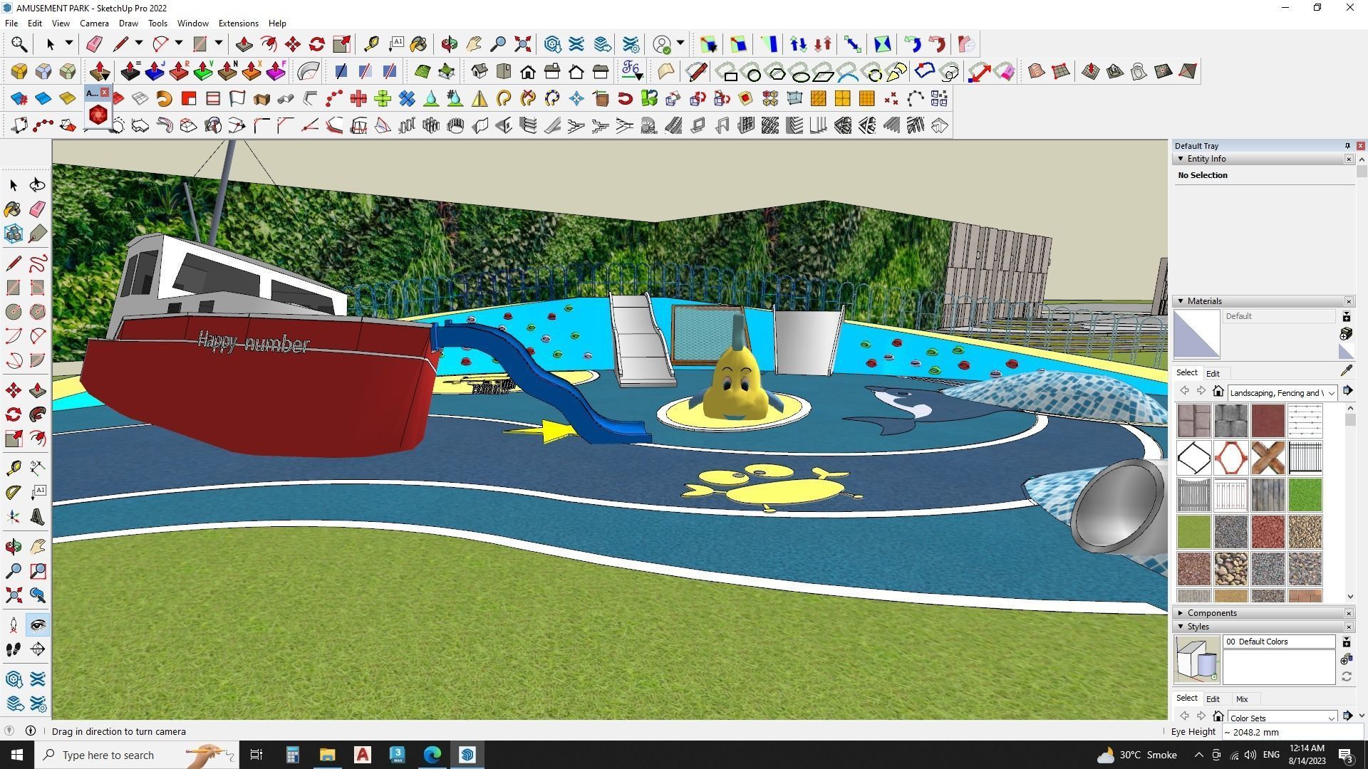3d model of amusement park 3D model_8