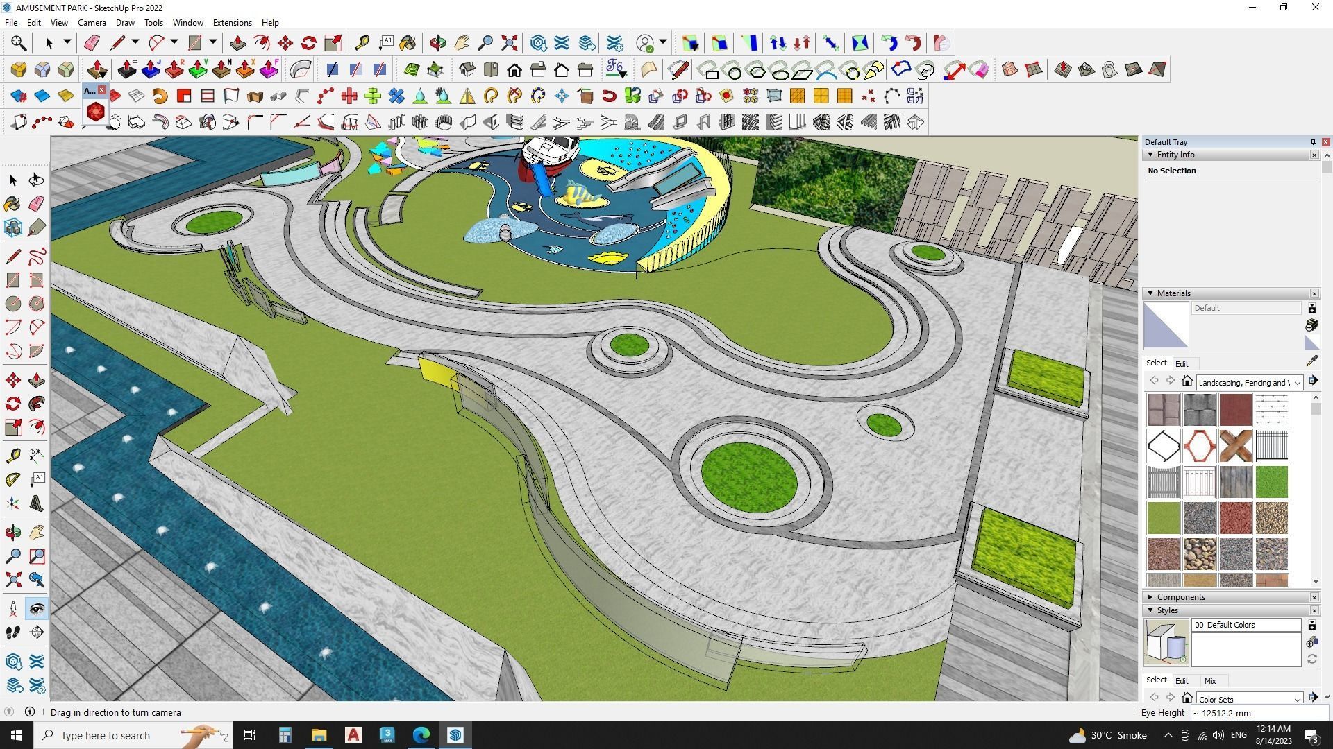 3d model of amusement park 3D model_9