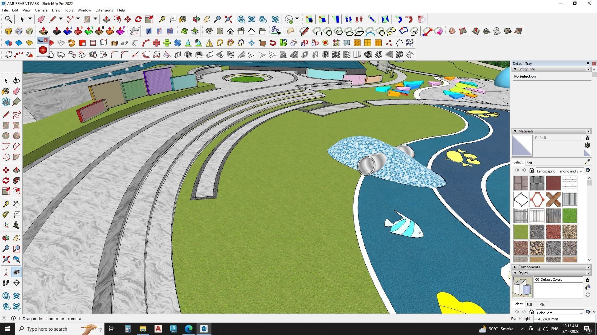 3d model of amusement park 3D model_6